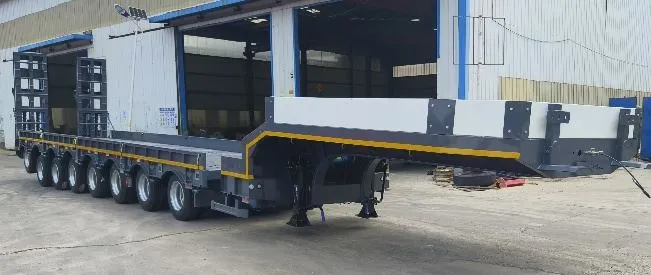 Suuri rahtikuljetus puoli-trailer