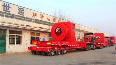 Tuulivoiman kuljetuspuoliperävaunu